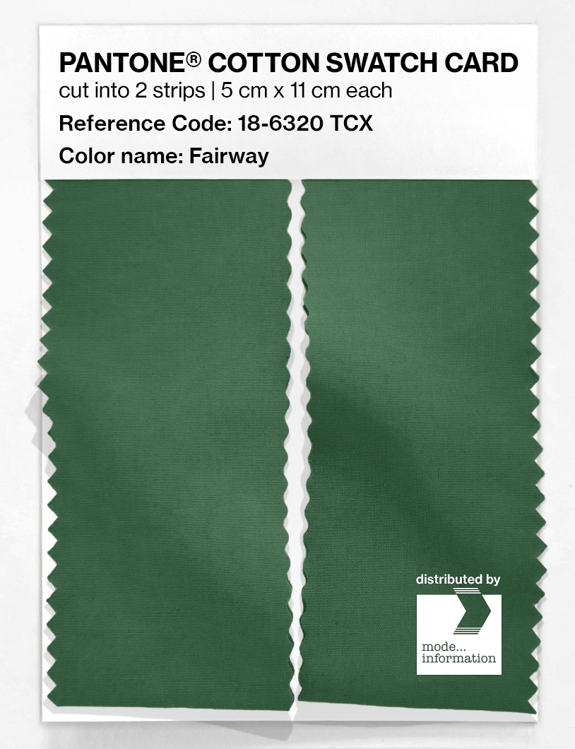 Artikelbild 2 des Artikels “PANTONE® COTTON SWATCH CARD 18-6320 TCX Fairway “