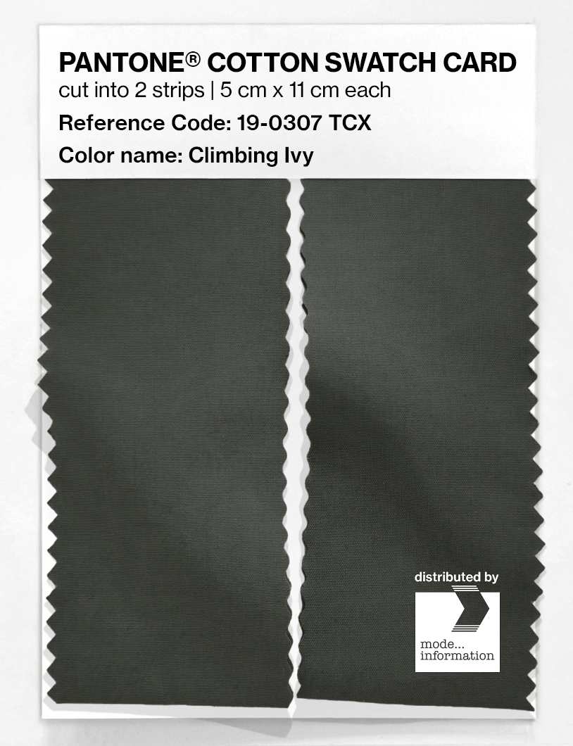 Artikelbild 2 des Artikels “PANTONE® COTTON SWATCH CARD 19-0307 TCX Climbing Ivy “