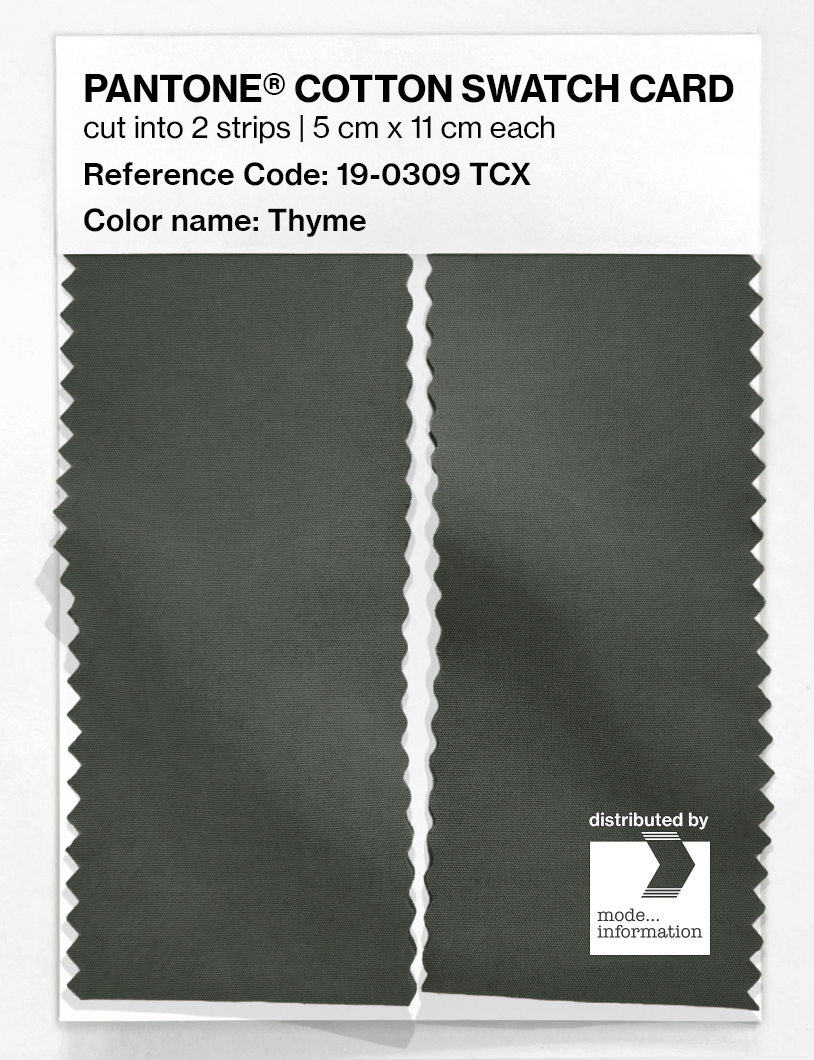 Artikelbild 2 des Artikels “PANTONE® COTTON SWATCH CARD 19-0309 TCX Thyme “