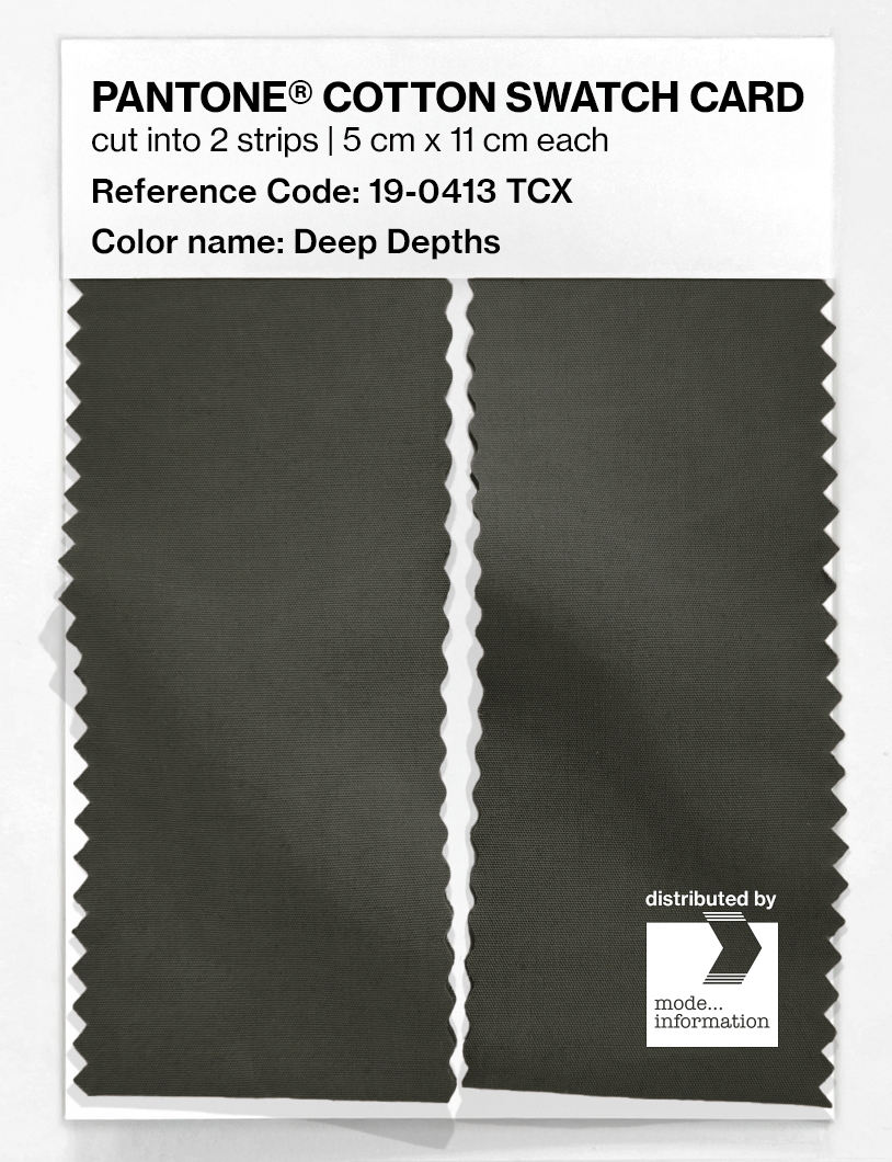 Artikelbild 2 des Artikels “PANTONE® COTTON SWATCH CARD 19-0413 TCX Deep Depths “