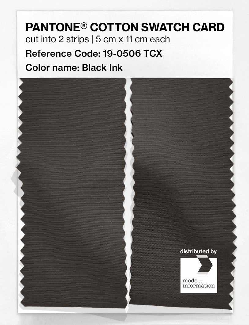 Artikelbild 2 des Artikels “PANTONE® COTTON SWATCH CARD 19-0506 TCX Black Ink “