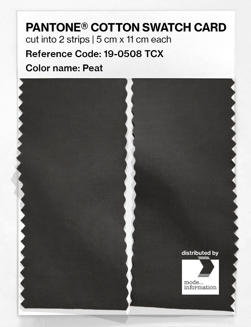 Artikelbild 2 des Artikels “PANTONE® COTTON SWATCH CARD 19-0508 TCX Peat “