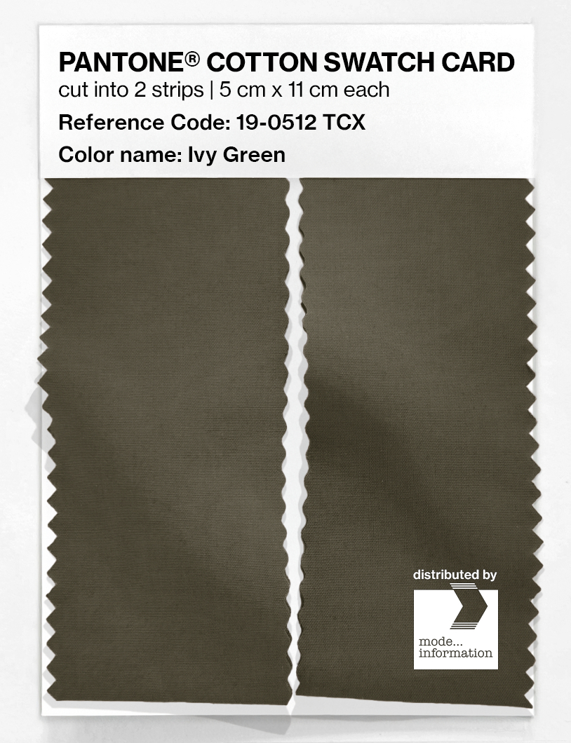 Artikelbild 2 des Artikels “PANTONE® COTTON SWATCH CARD 19-0512 TCX Ivy Green “