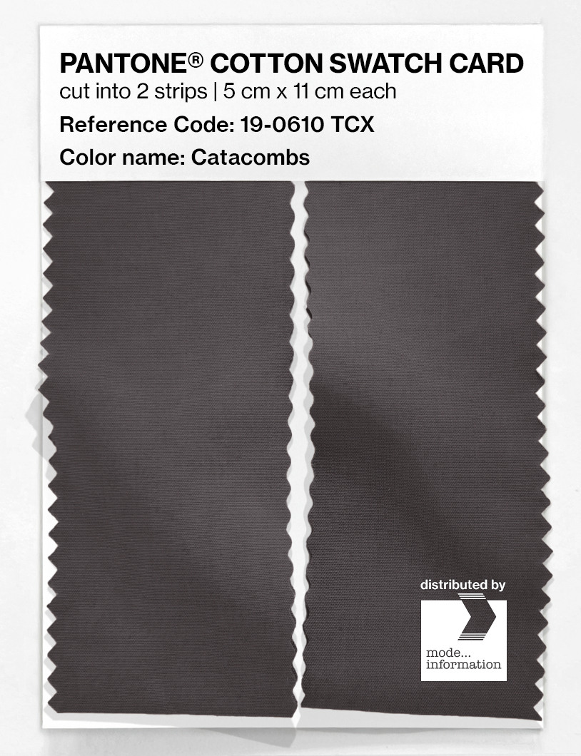 Artikelbild 2 des Artikels “PANTONE® COTTON SWATCH CARD 19-0610 TCX Catacombs “