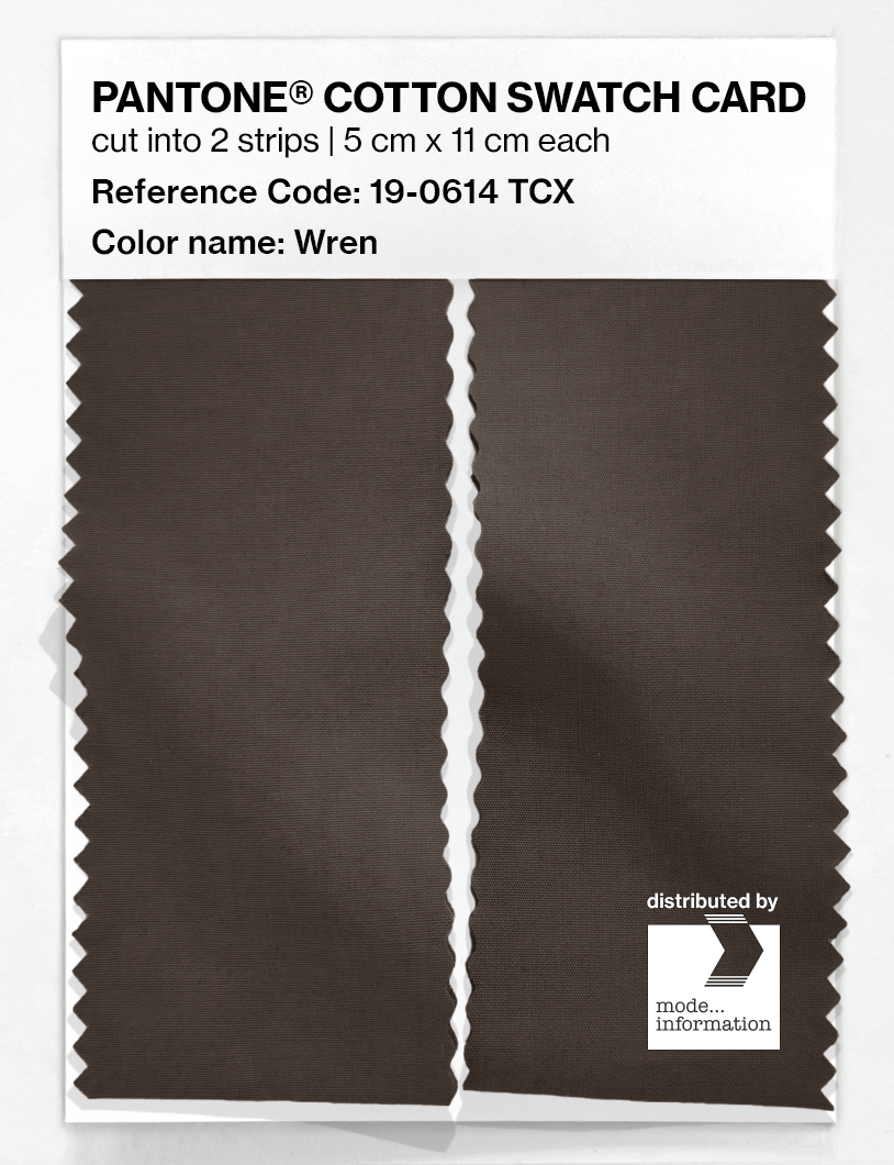 Artikelbild 2 des Artikels “PANTONE® COTTON SWATCH CARD 19-0614 TCX Wren “