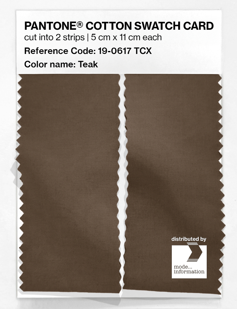 Artikelbild 2 des Artikels “PANTONE® COTTON SWATCH CARD 19-0617 TCX Teak “
