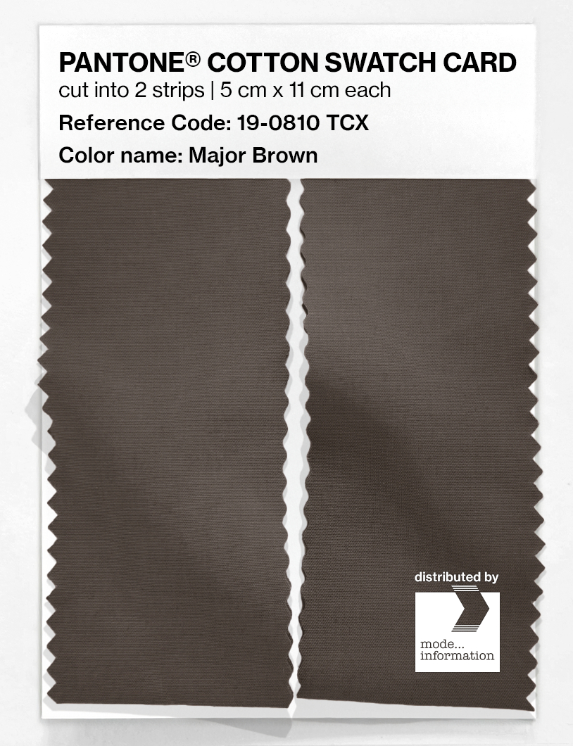 Artikelbild 2 des Artikels “PANTONE® COTTON SWATCH CARD 19-0810 TCX Major Brown “