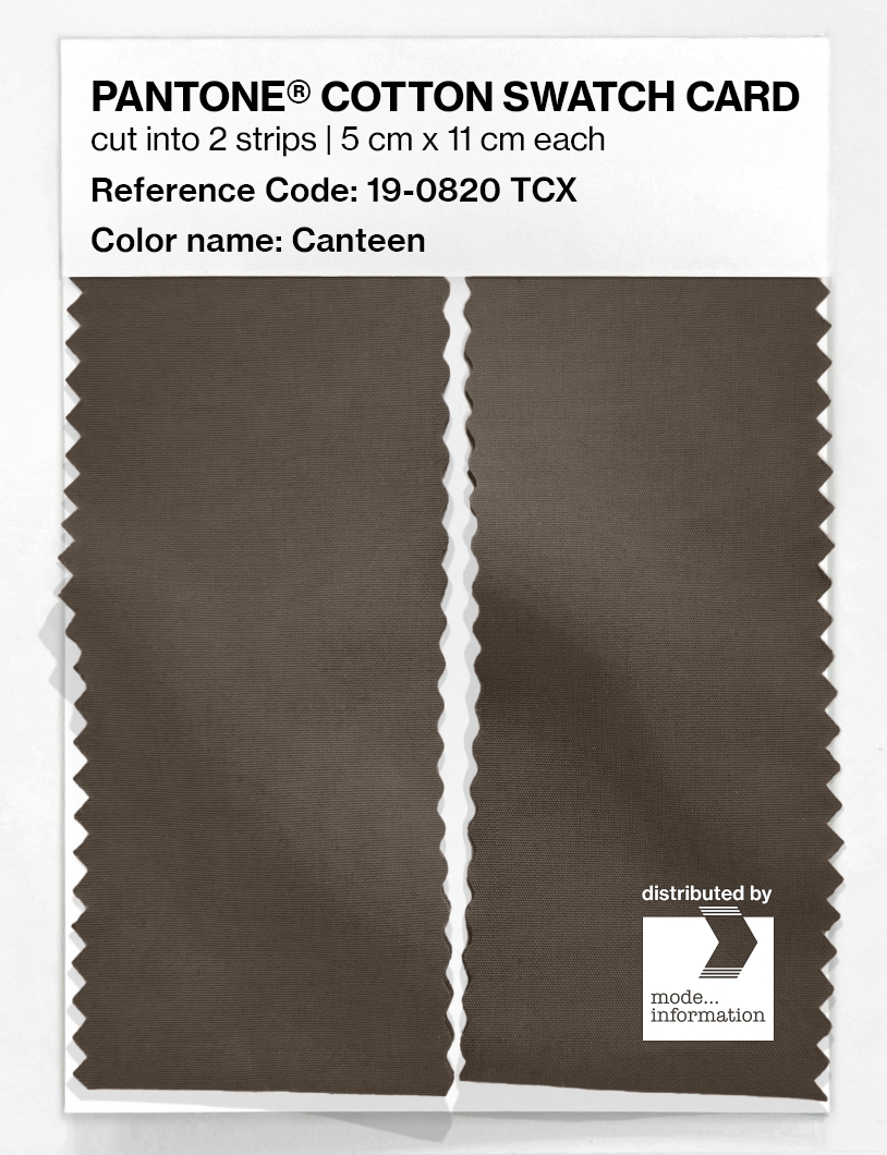 Artikelbild 2 des Artikels “PANTONE® COTTON SWATCH CARD 19-0820 TCX Canteen “