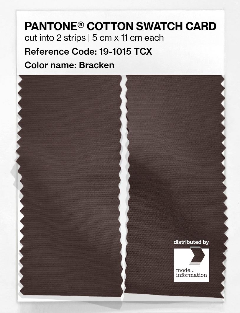 Artikelbild 2 des Artikels “PANTONE® COTTON SWATCH CARD 19-1015 TCX Bracken “