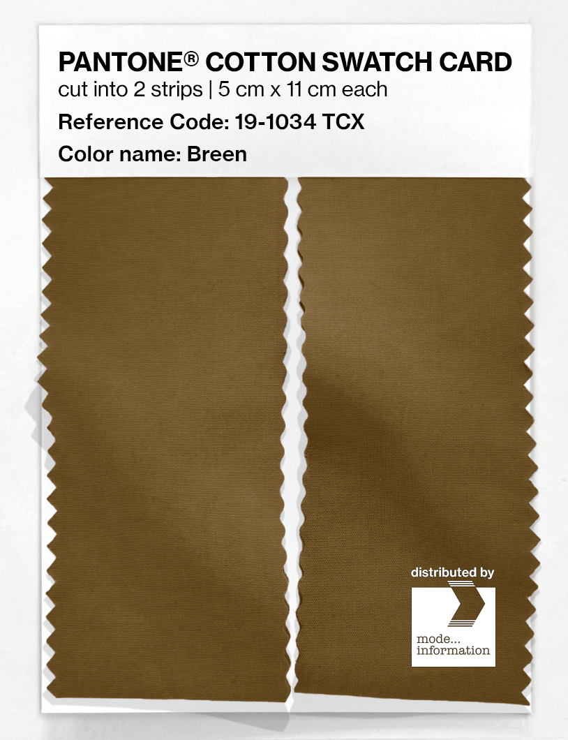 Artikelbild 2 des Artikels “PANTONE® COTTON SWATCH CARD 19-1034 TCX Breen “