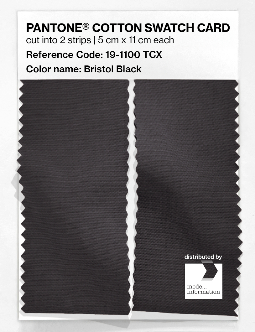 Artikelbild 2 des Artikels “PANTONE® COTTON SWATCH CARD 19-1100 TCX Bristol Black “