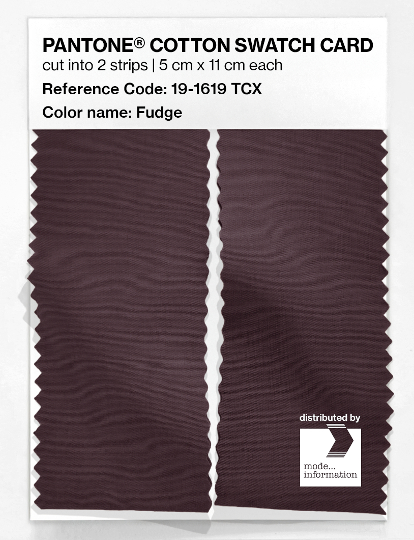 Artikelbild 2 des Artikels “PANTONE® COTTON SWATCH CARD 19-1619 TCX Fudge “