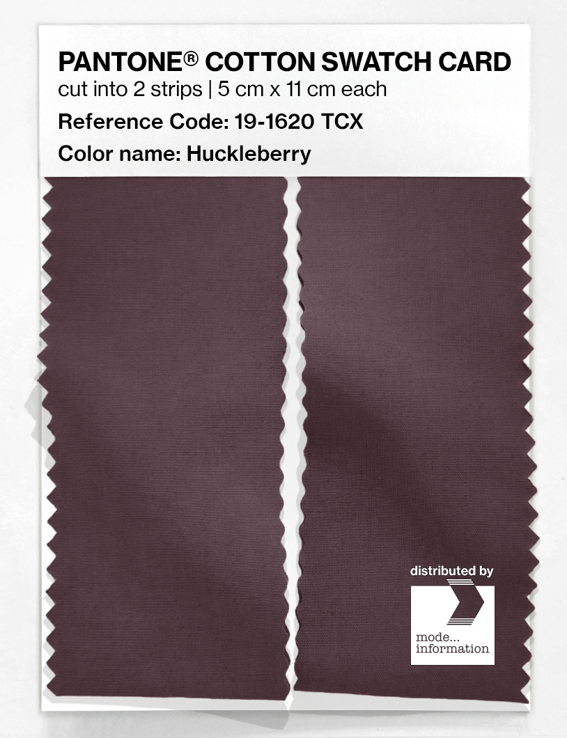 Artikelbild 2 des Artikels “PANTONE® COTTON SWATCH CARD 19-1620 TCX Huckleberry “