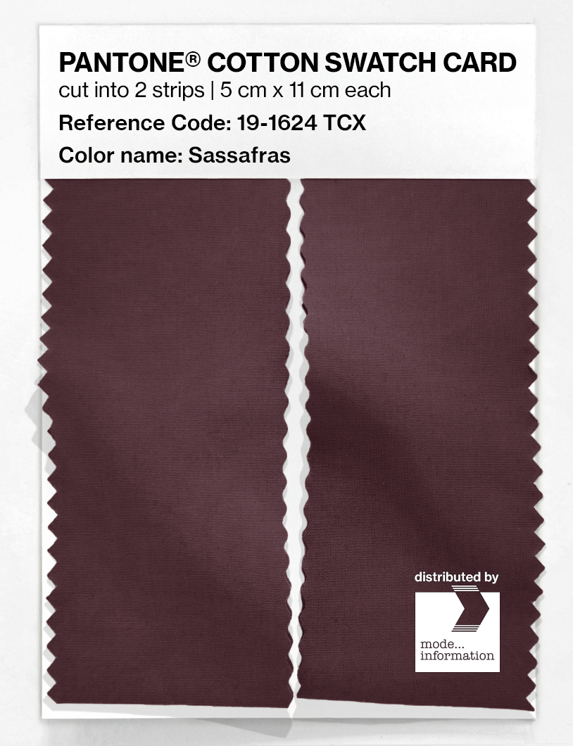 Artikelbild 2 des Artikels “PANTONE® COTTON SWATCH CARD 19-1624 TCX Sassafras “