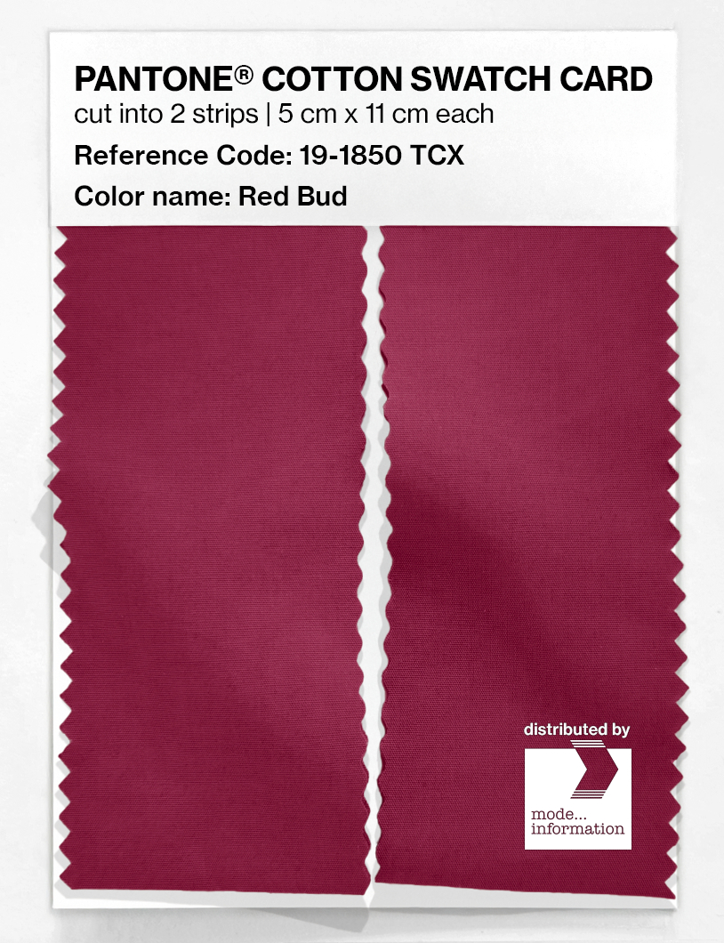 Artikelbild 2 des Artikels “PANTONE® COTTON SWATCH CARD 19-1850 TCX Red Bud “