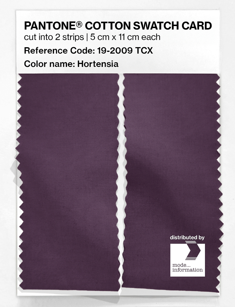 Artikelbild 2 des Artikels “PANTONE® COTTON SWATCH CARD 19-2009 TCX Hortensia “