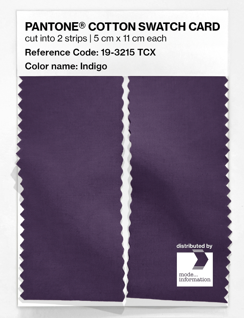 Artikelbild 2 des Artikels “PANTONE® COTTON SWATCH CARD 19-3215 TCX Indigo “
