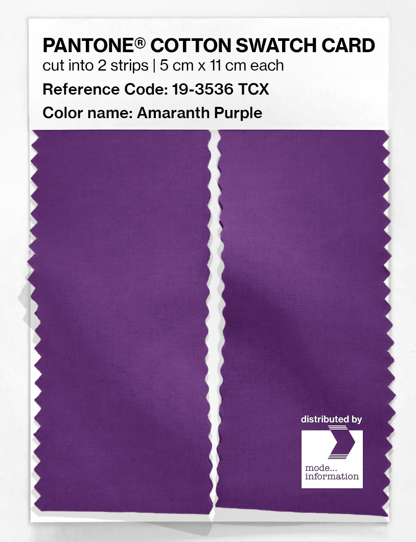 Artikelbild 2 des Artikels “PANTONE® COTTON SWATCH CARD 19-3536 TCX Amaranth Purple “