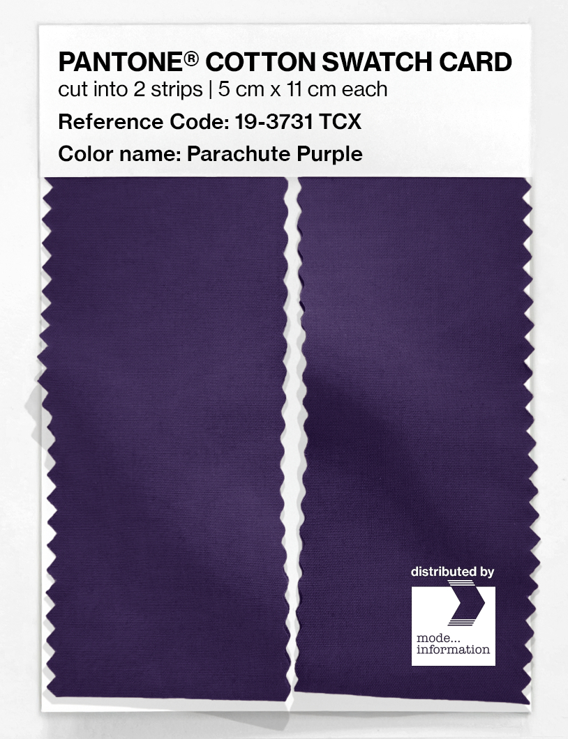 Artikelbild 2 des Artikels “PANTONE® COTTON SWATCH CARD 19-3731 TCX Parachute Purple “