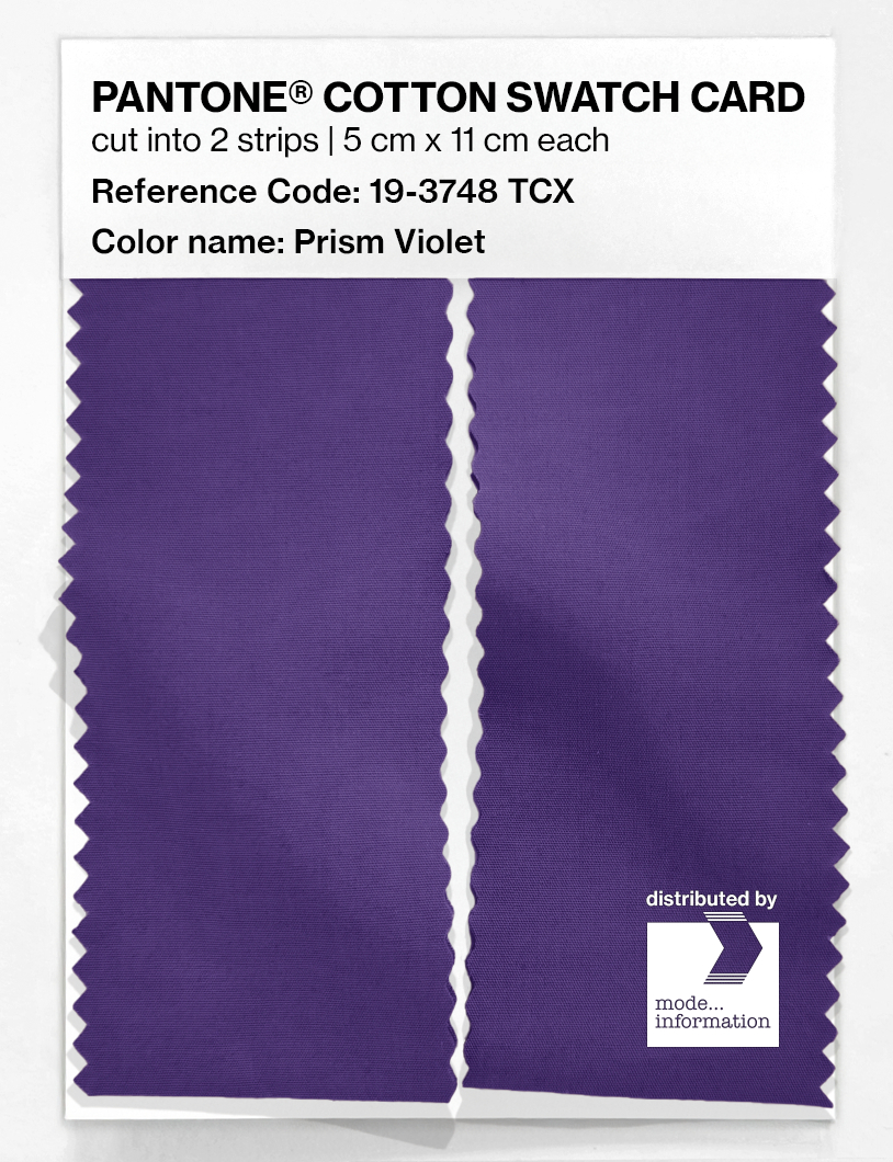 Artikelbild 2 des Artikels “PANTONE® COTTON SWATCH CARD 19-3748 TCX Prism Violet “