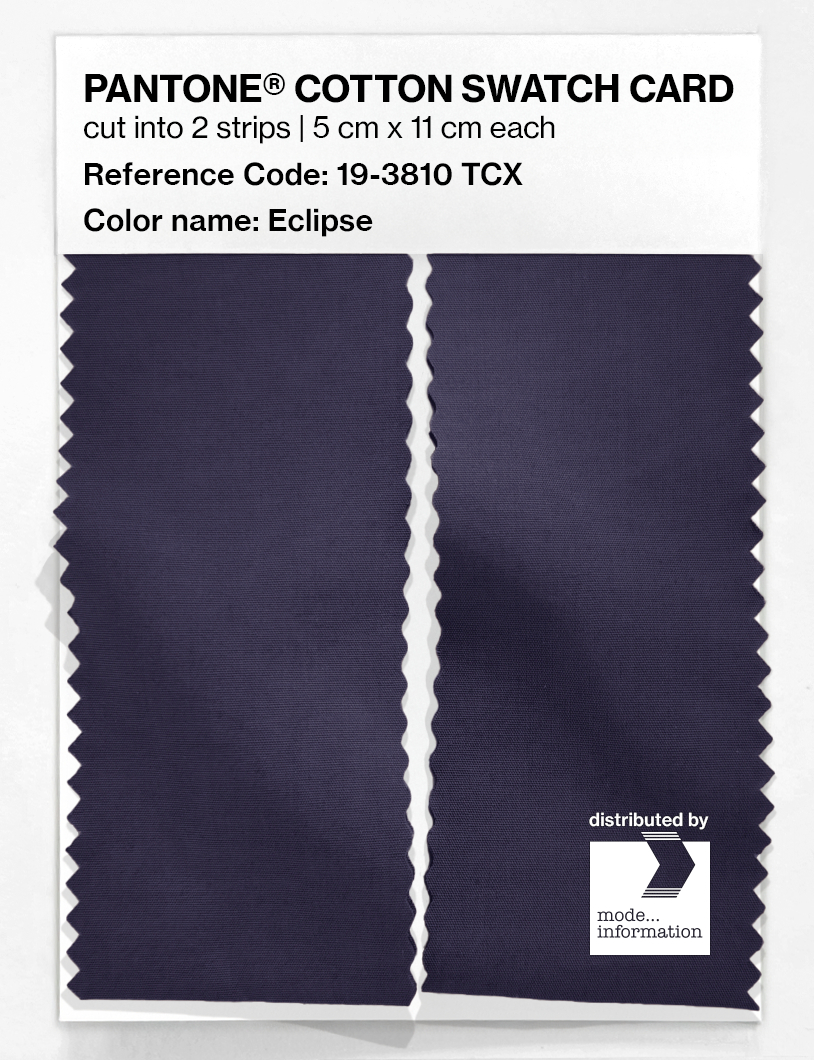 Artikelbild 2 des Artikels “PANTONE® COTTON SWATCH CARD 19-3810 TCX Eclipse “