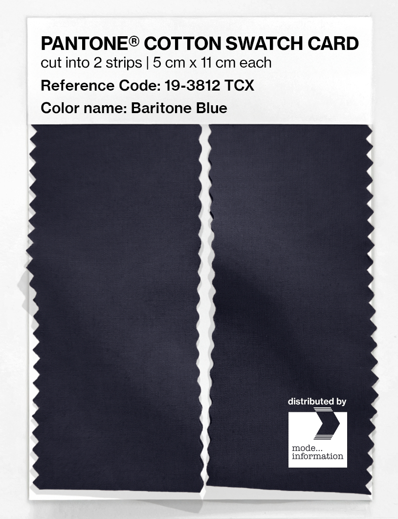 Artikelbild 2 des Artikels “PANTONE® COTTON SWATCH CARD 19-3812 TCX Baritone Blue “