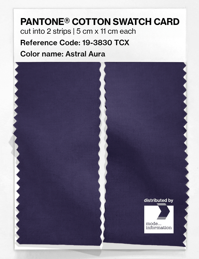 Artikelbild 2 des Artikels “PANTONE® COTTON SWATCH CARD 19-3830 TCX Astral Aura “