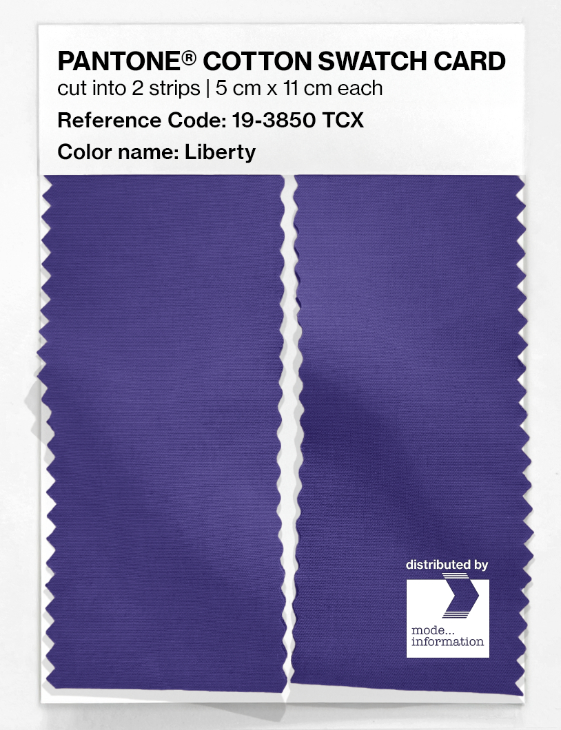Artikelbild 2 des Artikels “PANTONE® COTTON SWATCH CARD 19-3850 TCX Liberty “