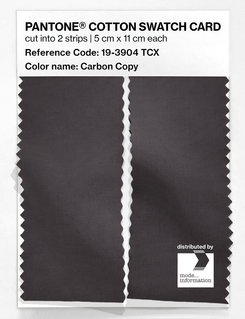 Artikelbild 2 des Artikels “PANTONE® COTTON SWATCH CARD 19-3904 TCX Carbon Copy “