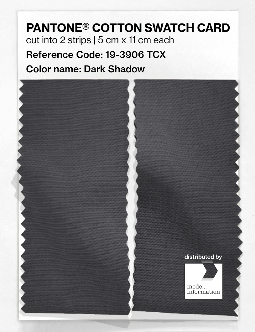 Artikelbild 2 des Artikels “PANTONE® COTTON SWATCH CARD 19-3906 TCX Dark Shadow “