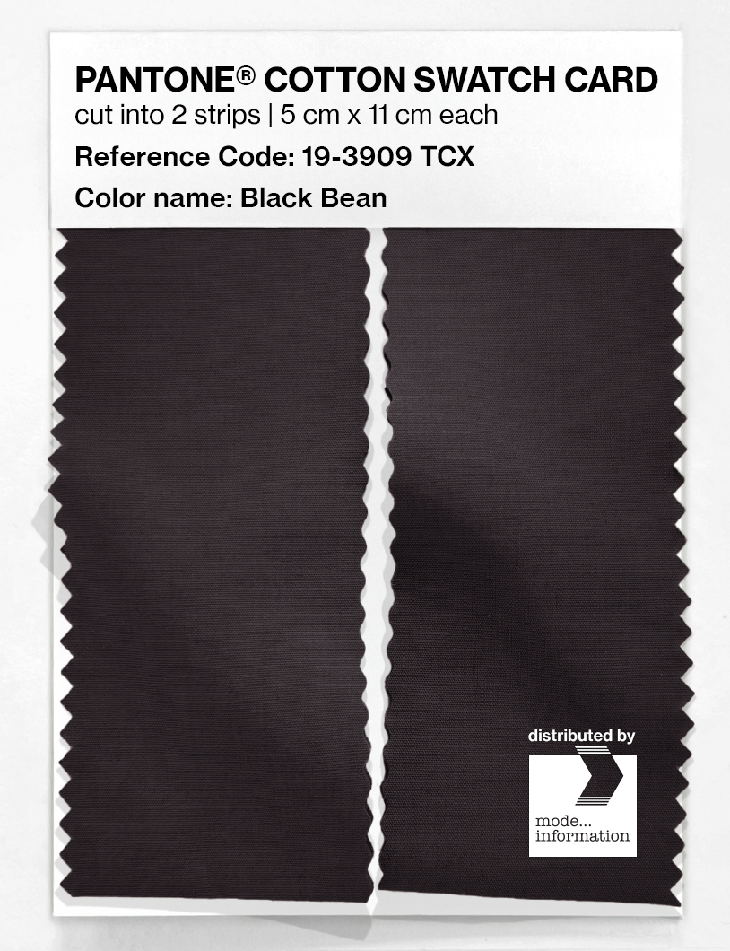 Artikelbild 2 des Artikels “PANTONE® COTTON SWATCH CARD 19-3909 TCX Black Bean “