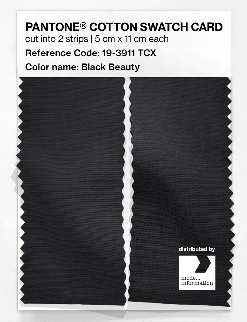 Artikelbild 2 des Artikels “PANTONE® COTTON SWATCH CARD 19-3911 TCX Black Beauty “