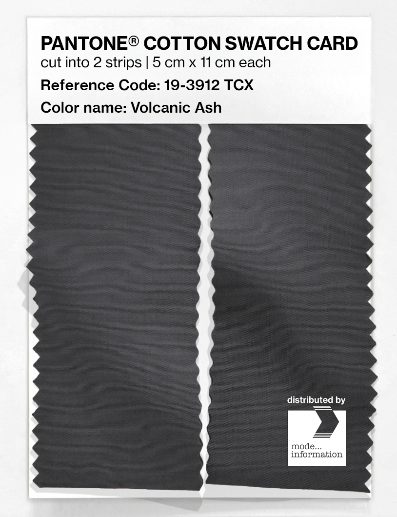 Artikelbild 2 des Artikels “PANTONE® COTTON SWATCH CARD 19-3912 TCX Volcanic Ash “