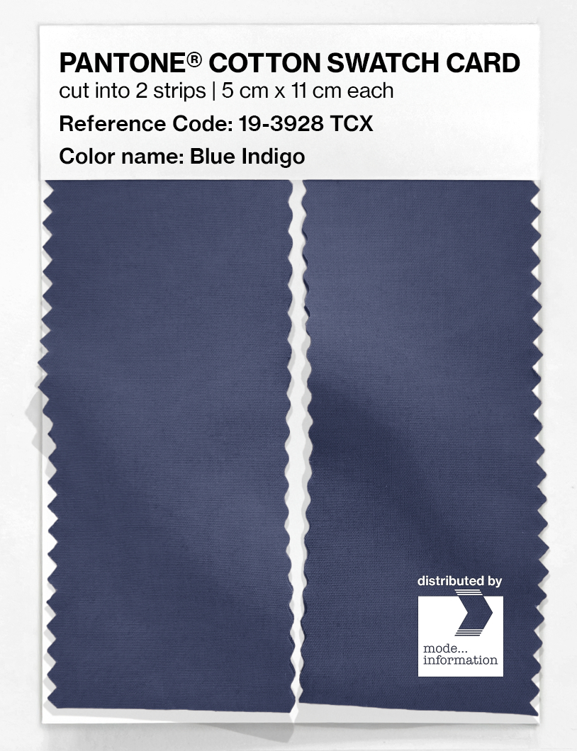 Artikelbild 2 des Artikels “PANTONE® COTTON SWATCH CARD 19-3928 TCX Blue Indigo “
