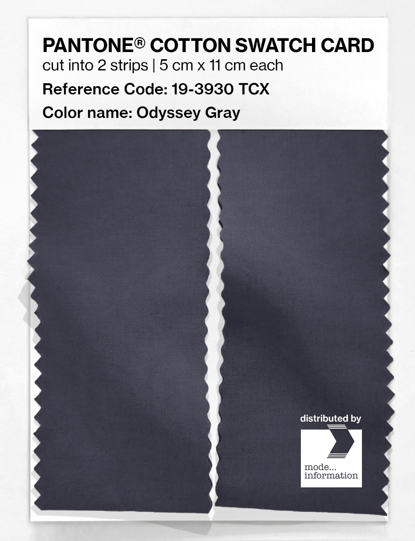 Artikelbild 2 des Artikels “PANTONE® COTTON SWATCH CARD 19-3930 TCX Odyssey Gray “