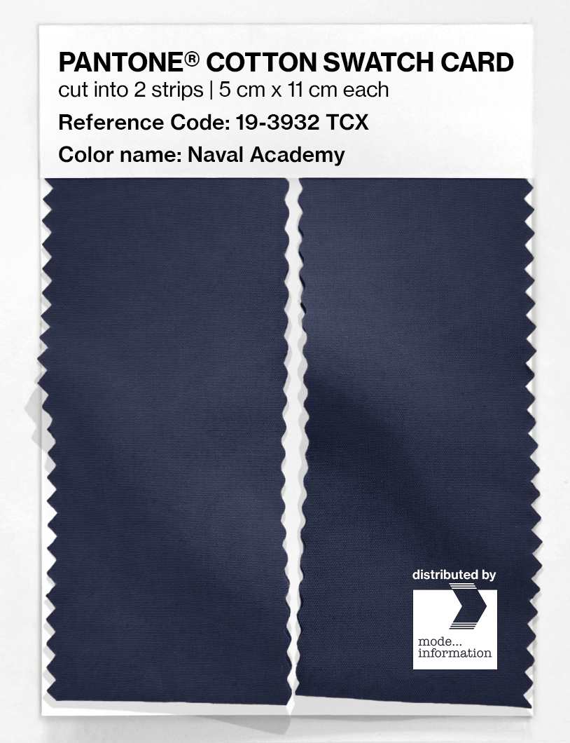 Artikelbild 2 des Artikels “PANTONE® COTTON SWATCH CARD 19-3932 TCX Naval Academy “