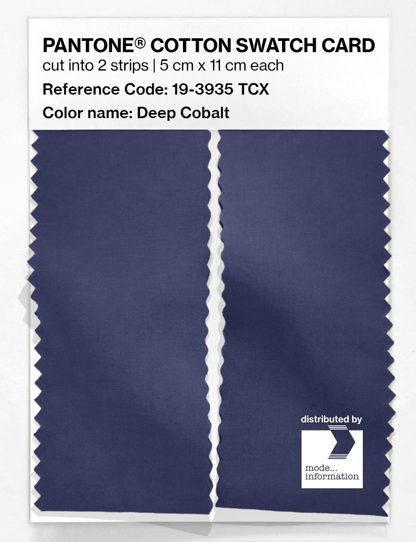 Artikelbild 2 des Artikels “PANTONE® COTTON SWATCH CARD 19-3935 TCX Deep Cobalt “