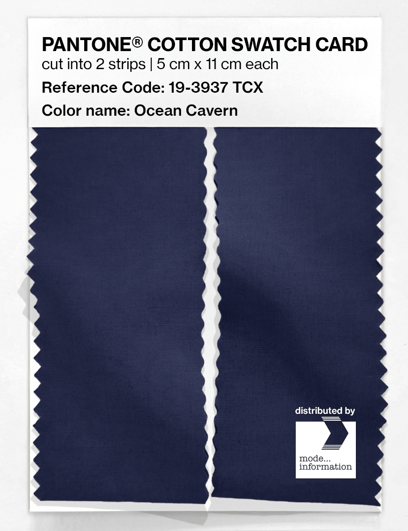 Artikelbild 2 des Artikels “PANTONE® COTTON SWATCH CARD 19-3937 TCX Ocean Cavern “