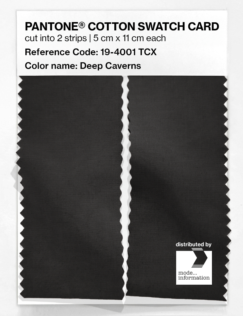Artikelbild 2 des Artikels “PANTONE® COTTON SWATCH CARD 19-4001 TCX Deep Caverns “