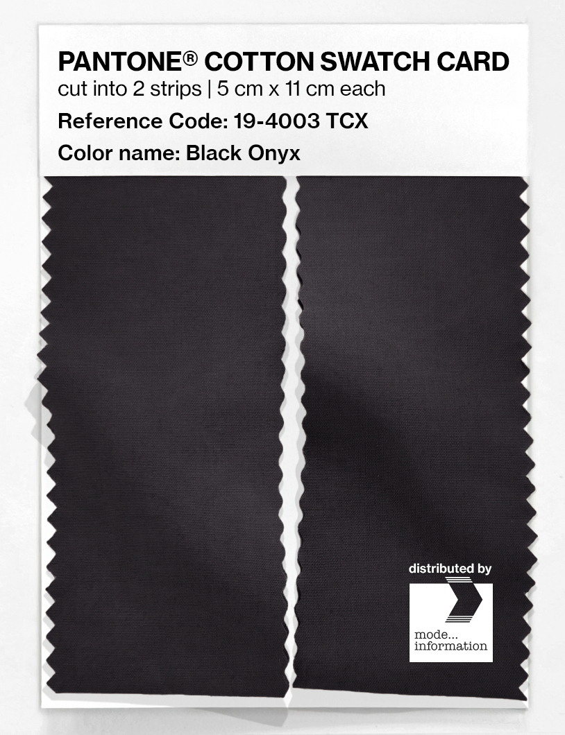 Artikelbild 2 des Artikels “PANTONE® COTTON SWATCH CARD 19-4003 TCX Black Onyx “