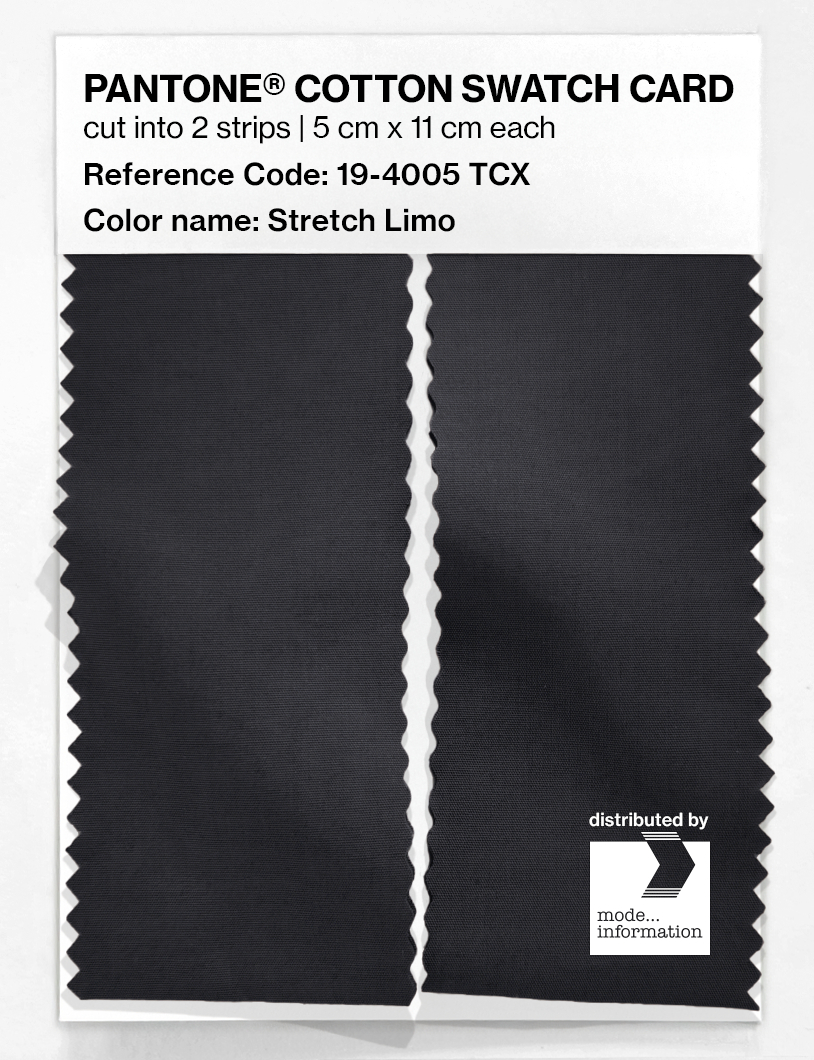 Artikelbild 2 des Artikels “PANTONE® COTTON SWATCH CARD 19-4005 TCX Stretch Limo “