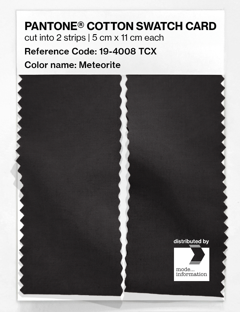 Artikelbild 2 des Artikels “PANTONE® COTTON SWATCH CARD 19-4008 TCX Meteorite “