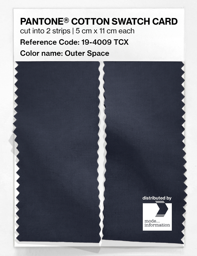 Artikelbild 2 des Artikels “PANTONE® COTTON SWATCH CARD 19-4009 TCX Outer Space “