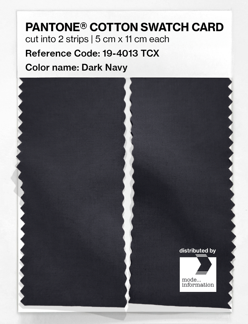 Artikelbild 2 des Artikels “PANTONE® COTTON SWATCH CARD 19-4013 TCX Dark Navy “