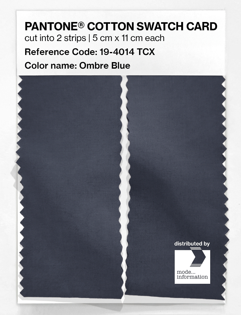 Artikelbild 2 des Artikels “PANTONE® COTTON SWATCH CARD 19-4014 TCX Ombre Blue “