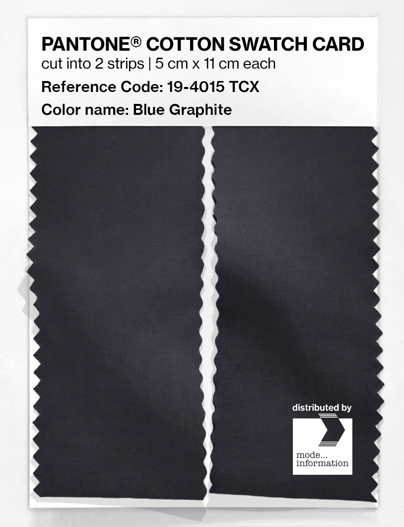 Artikelbild 2 des Artikels “PANTONE® COTTON SWATCH CARD 19-4015 TCX Blue Graphite “