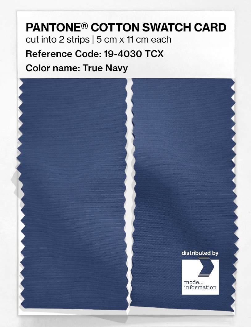 Artikelbild 2 des Artikels “PANTONE® COTTON SWATCH CARD 19-4030 TCX True Navy “