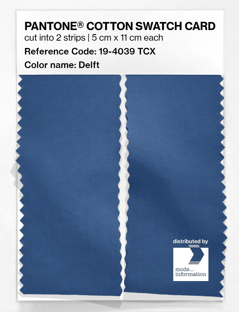 Artikelbild 2 des Artikels “PANTONE® COTTON SWATCH CARD 19-4039 TCX Delft “