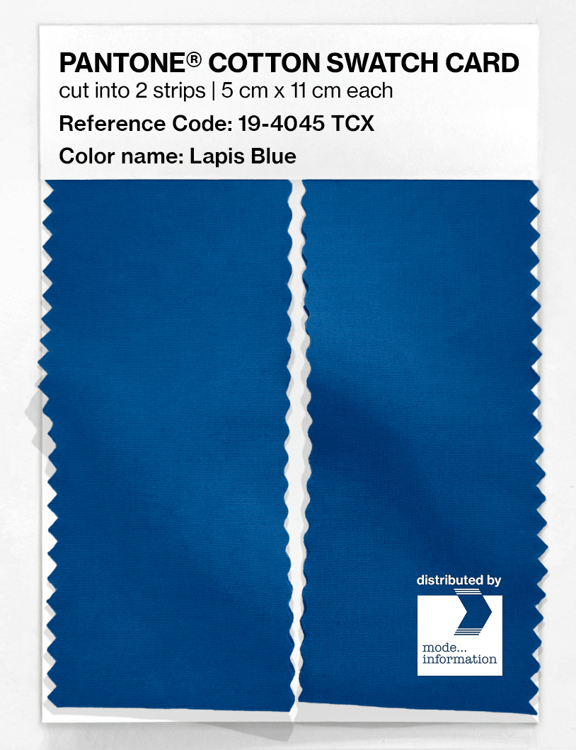Artikelbild 2 des Artikels “PANTONE® COTTON SWATCH CARD 19-4045 TCX Lapis Blue “
