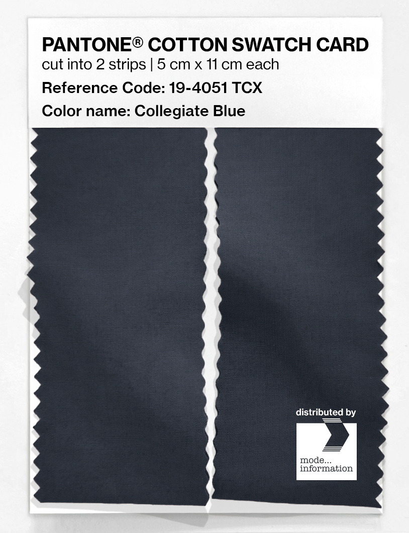 Artikelbild 2 des Artikels “PANTONE® COTTON SWATCH CARD 19-4051 TCX Collegiate Blue “